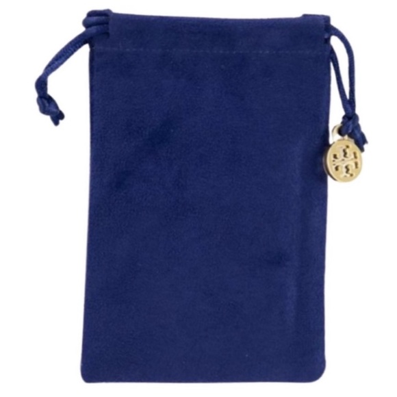 TORY BURCH • Periwinkle Blue Fleur Flower Earrings - Picture 5 of 6